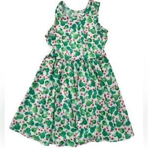 NWT Dot Dot Smile Toddler Girls White Tank Ballerina Dress Cactus - Size 3/4
